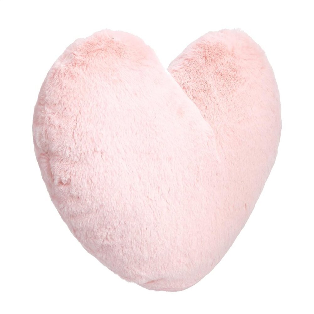 Kids Pink Heart Pillow, Room Decor, 10.5 in x 4 in